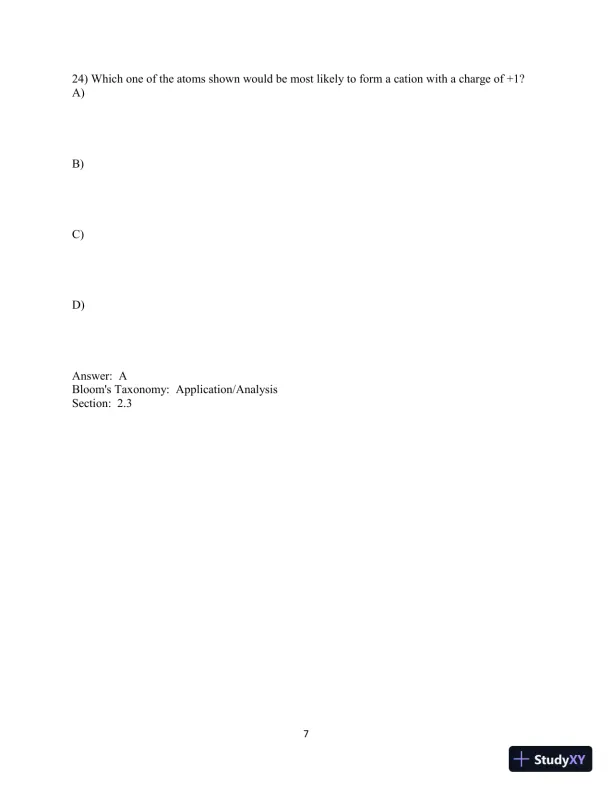 Test Bank For Campbell Biology, 11th Edition - Page 25 preview image