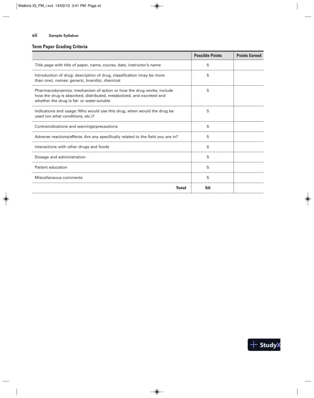 Pharmacology Clear And Simple: A Guide To Drug Classifications And Dosage Calculations , 2nd Edition Solution Manual - Page 12 preview image