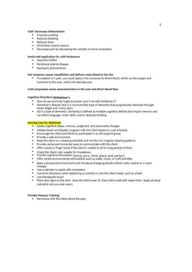 NCLEX Key Concepts - Page 5 preview image