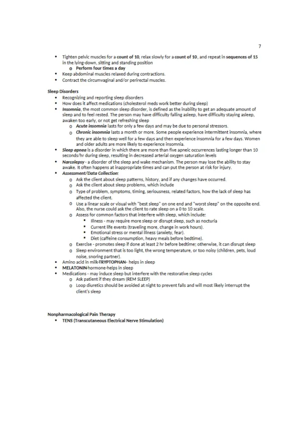 NCLEX Key Concepts - Page 7 preview image
