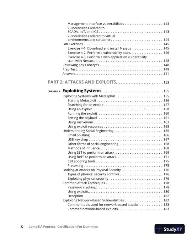 CompTIA Pentest+ Certification For Dummies (2022) - Page 13 preview image