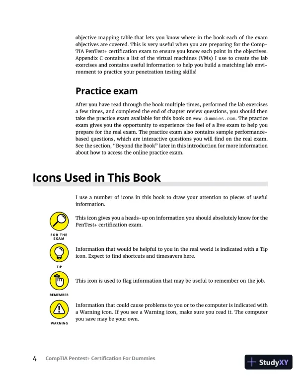 CompTIA Pentest+ Certification For Dummies (2022) - Page 25 preview image