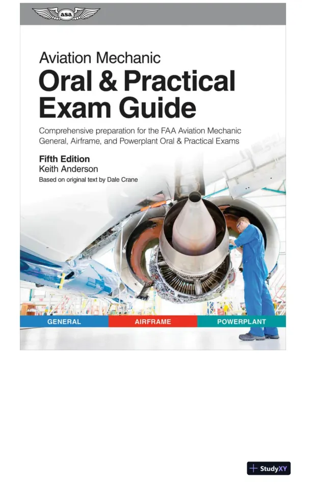 Aviation Mechanic Oral and Practical Exam Guide (2024) - Page 1 preview image