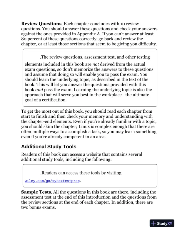 LPI Linux Essentials Study Guide: Exam 010 v1.6, 3rd Edition (2020) - Page 24 preview image