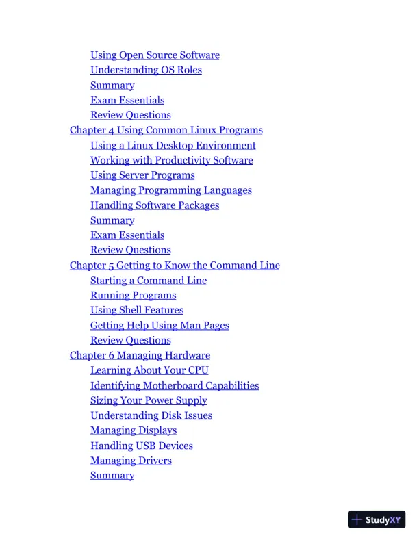 LPI Linux Essentials Study Guide: Exam 010 v1.6, 3rd Edition (2020) - Page 9 preview image
