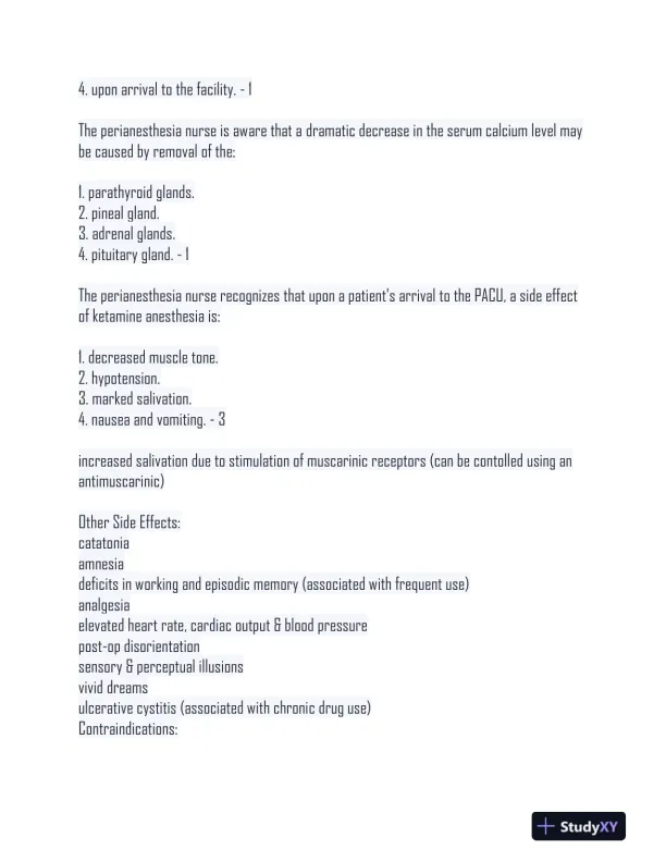 CPAN Pharmacology Practice Exam With Answers (302 Solved Questions) - Page 14 preview image