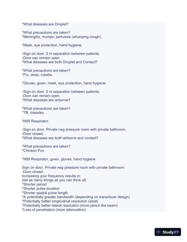 Core Sonography Canada Practice Exam with Answers (170 Solved Questions) - Page 4 preview image