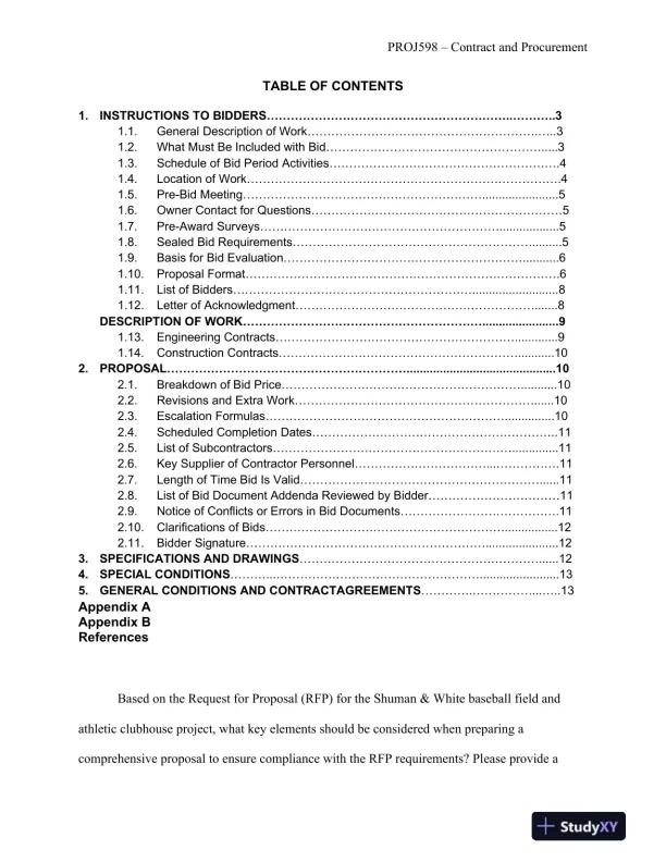 PROJ598 � Contract and Procurement - Page 3 preview image
