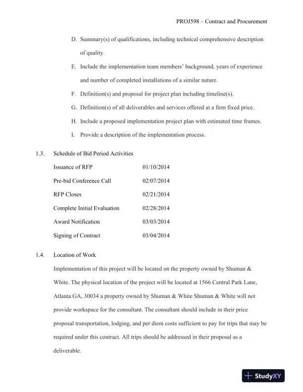 PROJ598 � Contract and Procurement - Page 6 preview image