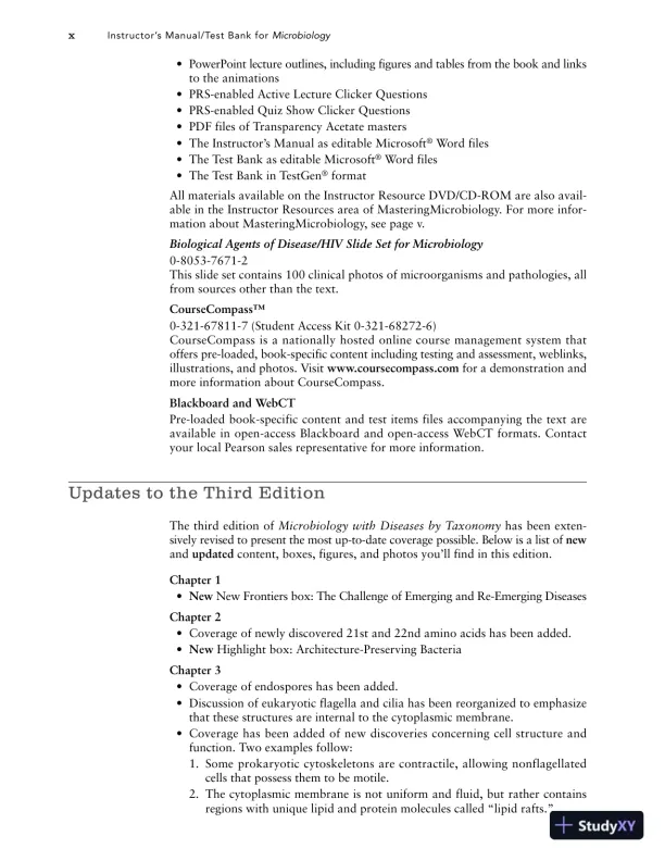 Test Bank For Microbiology With Diseases By Taxonomy, 3rd Edition - Page 10 preview image