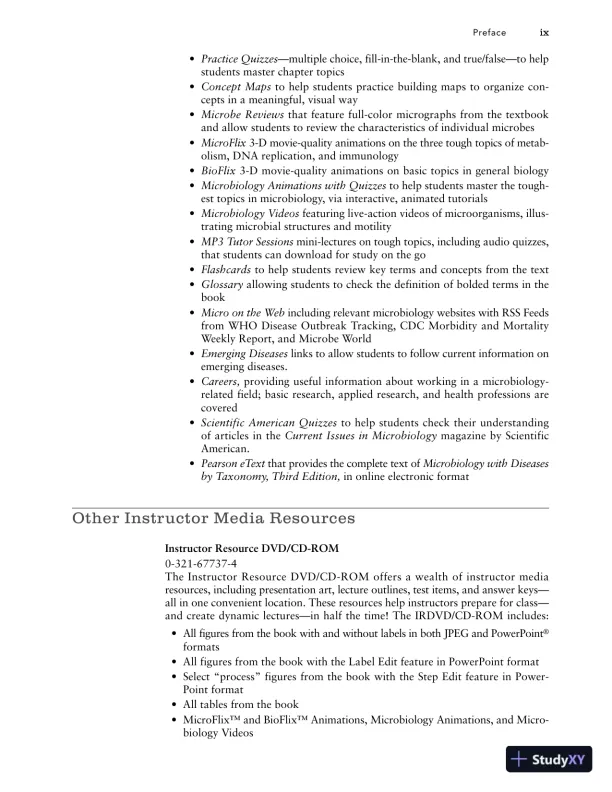 Test Bank For Microbiology With Diseases By Taxonomy, 3rd Edition - Page 9 preview image