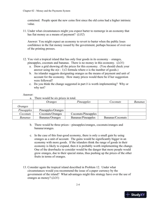 Money, Banking and Financial Markets, 5th Edition Solution Manual - Page 14 preview image