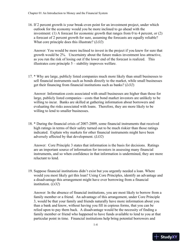 Money, Banking and Financial Markets, 5th Edition Solution Manual - Page 5 preview image