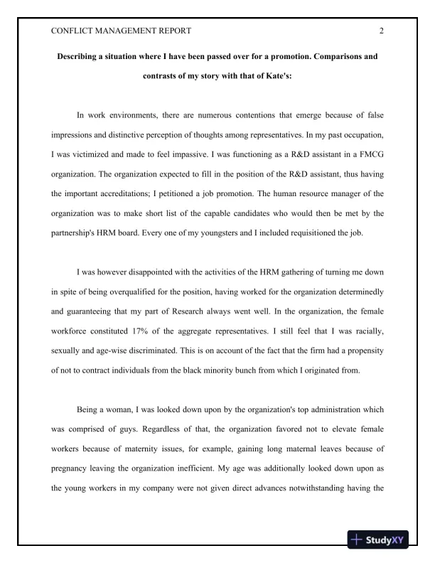 Analyzing Personal and Professional Conflict Resolution: Case Studies And Strategies For Improvement - Page 3 preview image