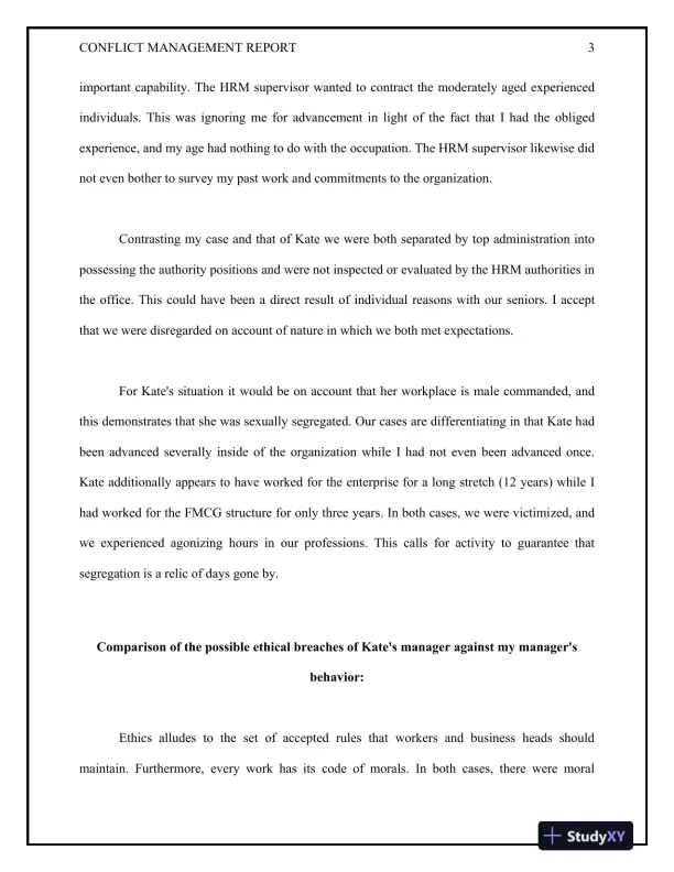 Analyzing Personal and Professional Conflict Resolution: Case Studies And Strategies For Improvement - Page 4 preview image