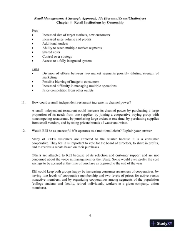 Retail Management, Global Edition 13th Edition Solution Manual - Page 19 preview image