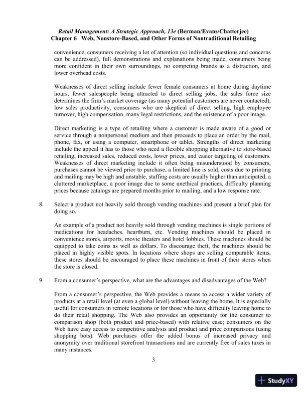 Retail Management, Global Edition 13th Edition Solution Manual - Page 27 preview image
