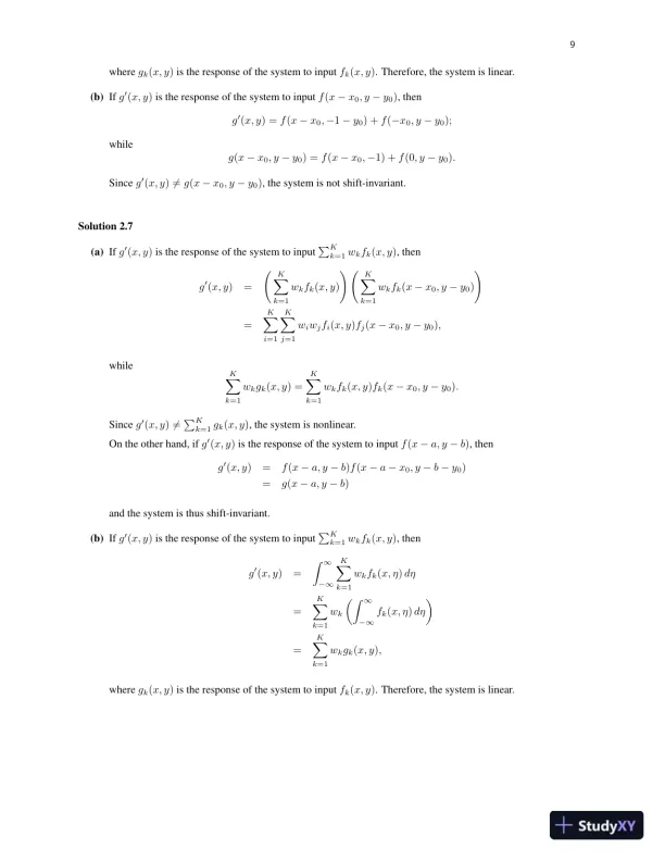 Solution Manual for Medical Imaging Signals and Systems, 2nd Edition - Page 11 preview image