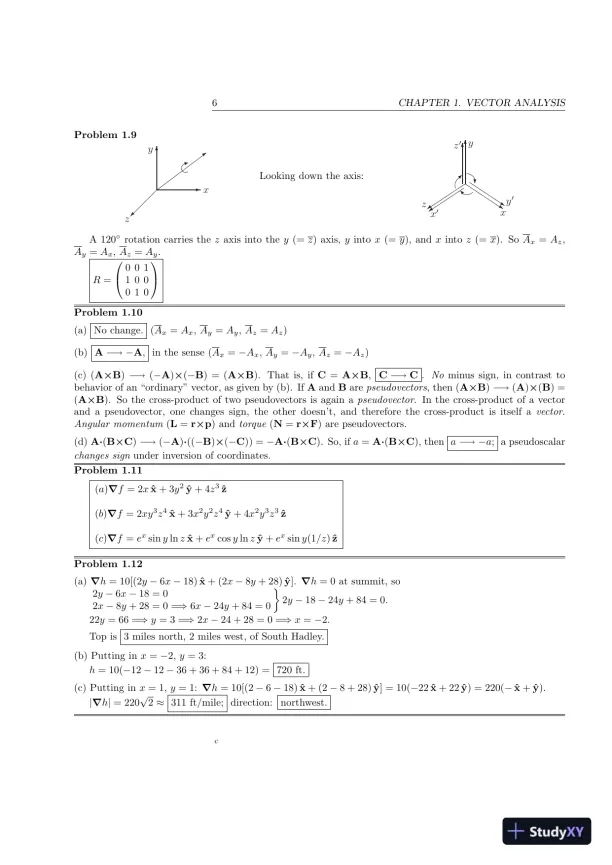 Solution Manual For Introduction To Electrodynamics, 4th Edition - Page 6 preview image