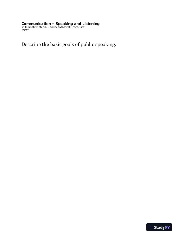 FSOT Flashcard Study System: FSOT Exam Practice Questions and Review (2020) - Page 3 preview image