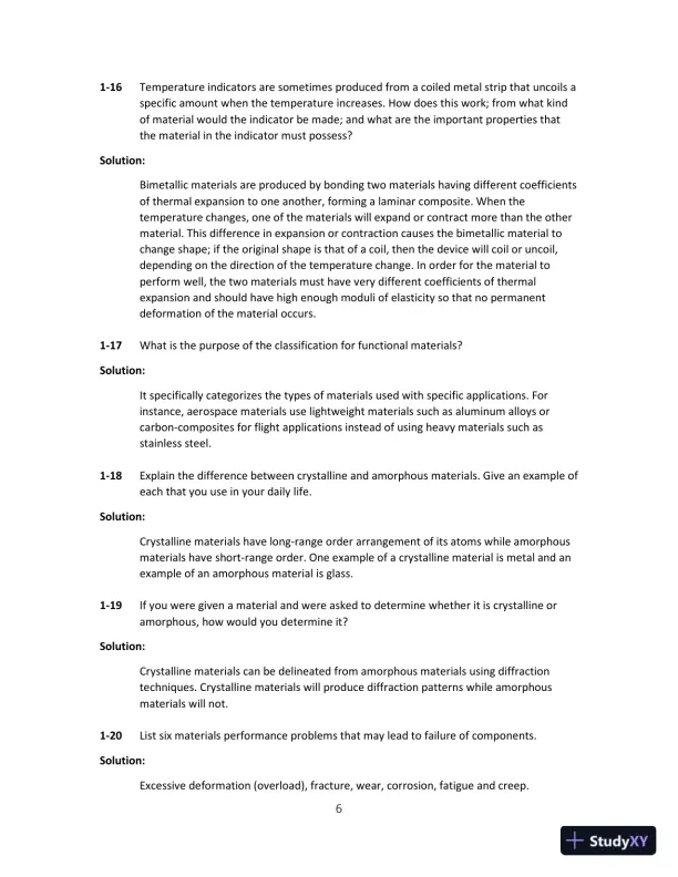 Solution Manual for Science and Engineering of Materials, SI Edition, 7th Edition - Page 7 preview image
