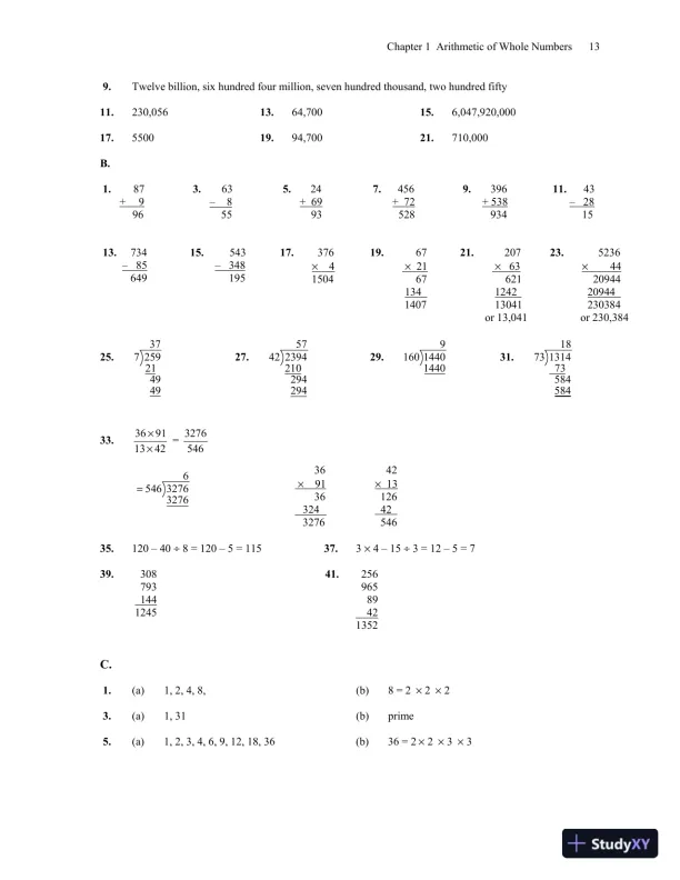Solution Manual for Mathematics for the Trades: A Guided Approach, 11th Edition - Page 15 preview image