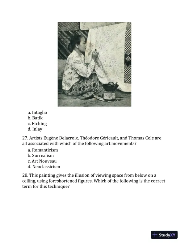 OAE Art Practice Questions: OAE Practice Tests and Exam Review for the Ohio Assessments for Educators (2020) - Page 15 preview image