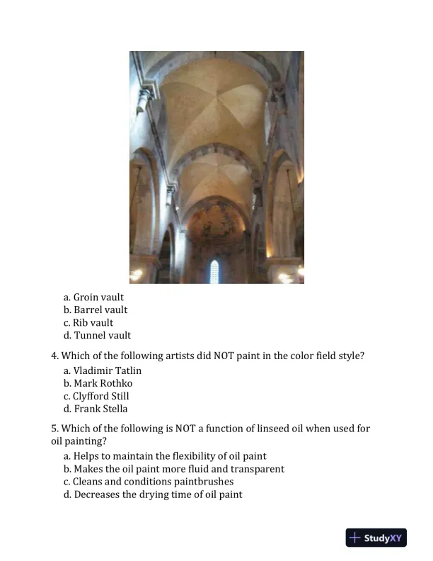 OAE Art Practice Questions: OAE Practice Tests and Exam Review for the Ohio Assessments for Educators (2020) - Page 8 preview image