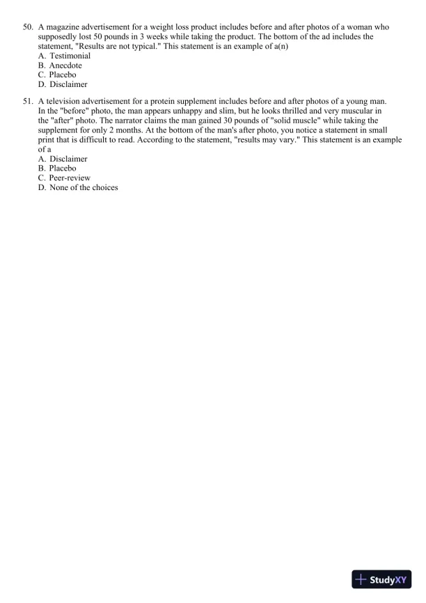 Nutrition for Healthy Living 1st Edition 2011 Test Bank - Page 26 preview image