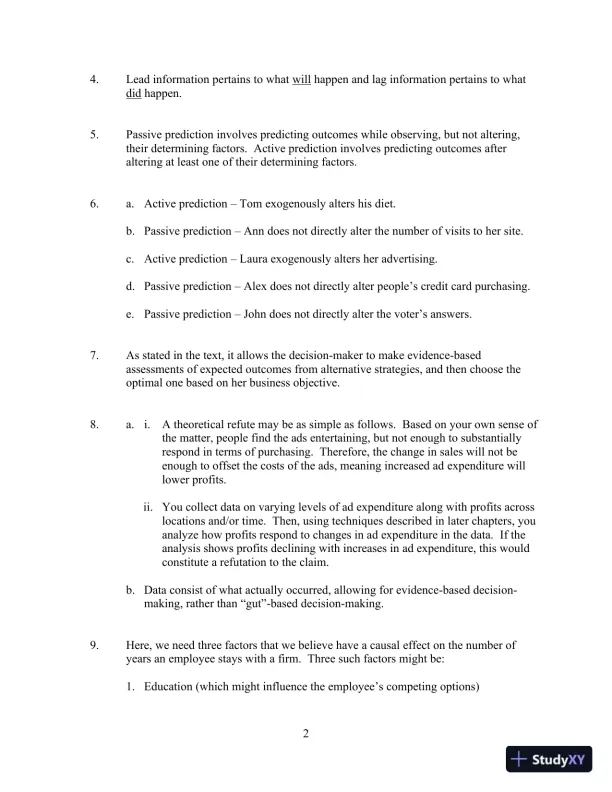 Solution Manual For Predictive Analytics for Business Strategy , 1st Edition - Page 3 preview image