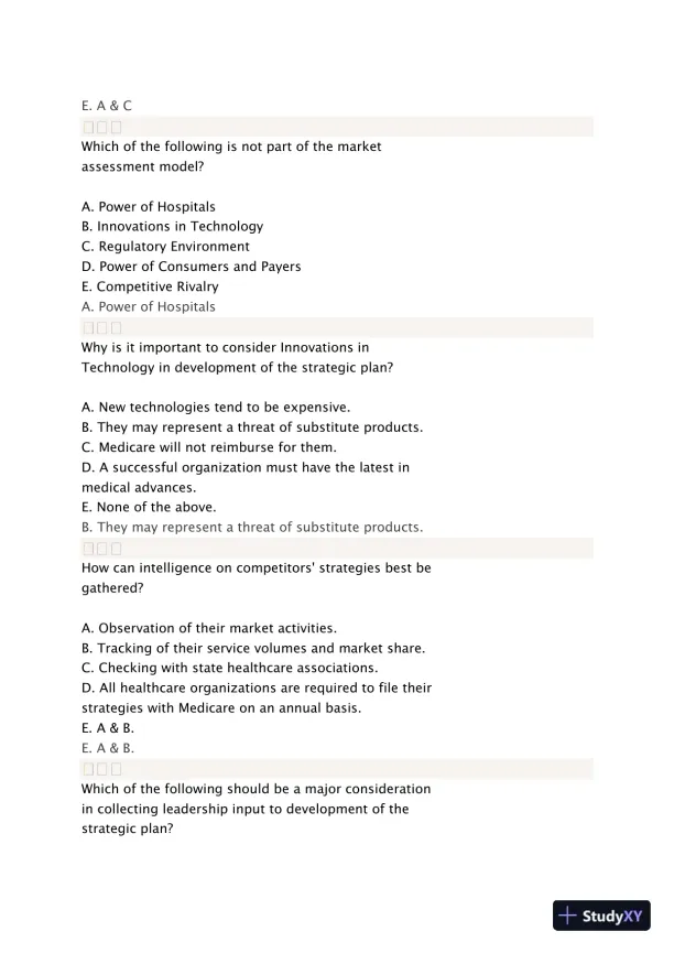 Liberty University BUSI 311 Quiz 3 Complete Solutions Correct Answers Key - Page 12 preview image