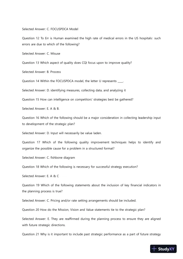 Liberty University BUSI 311 Quiz 3 Complete Solutions Correct Answers Key - Page 5 preview image