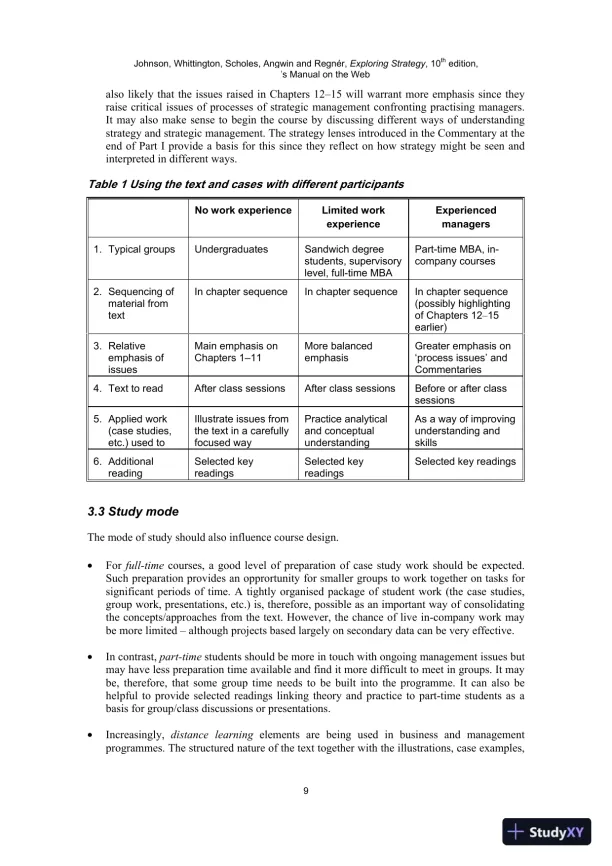 Solution Manual For Exploring Strategy, 10th Edition - Page 7 preview image