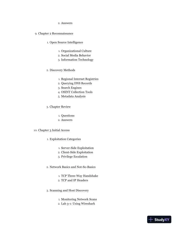 GPEN GIAC Certified Penetration Tester All-in-One Exam Guide (2020) - Page 4 preview image