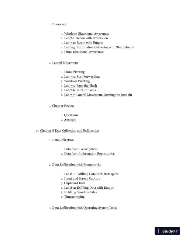 GPEN GIAC Certified Penetration Tester All-in-One Exam Guide (2020) - Page 8 preview image