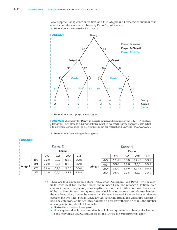 Games, Strategies, and Decision Making Second Edition Solution Manual - Page 13 preview image