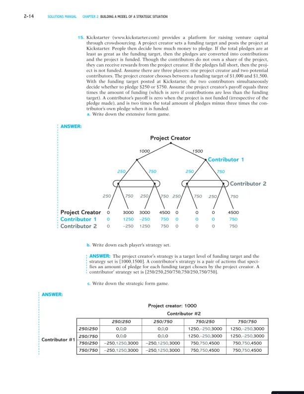 Games, Strategies, and Decision Making Second Edition Solution Manual - Page 15 preview image