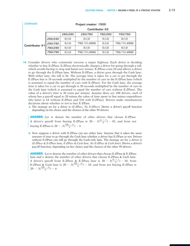 Games, Strategies, and Decision Making Second Edition Solution Manual - Page 16 preview image