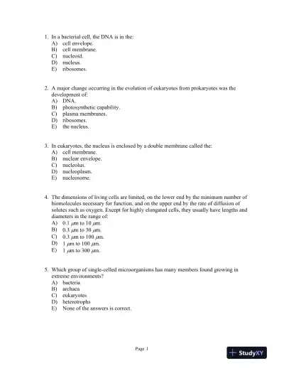 Lehninger Principles of Biochemistry Seventh Edition Test Bank - Page 1 preview image