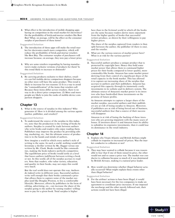 Microeconomics: Fourth Edition Solution Manual - Page 7 preview image