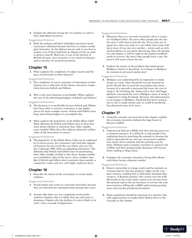 Microeconomics: Fourth Edition Solution Manual - Page 8 preview image