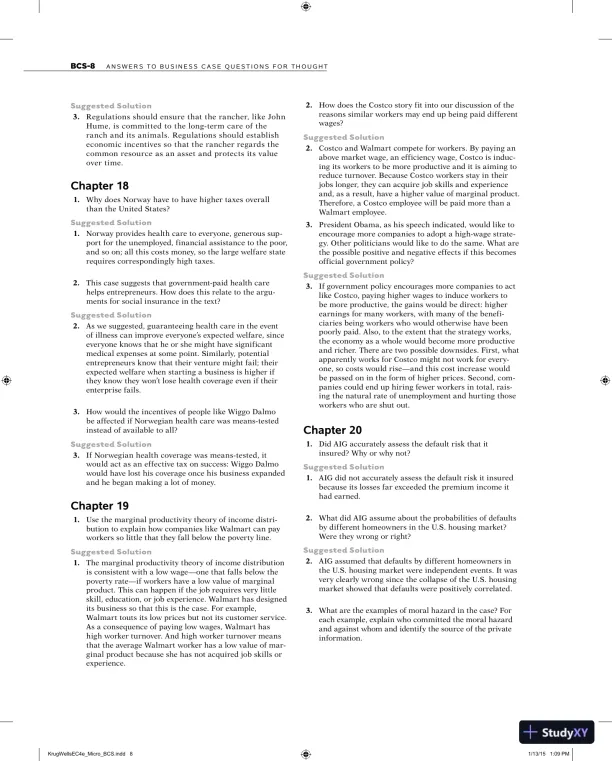 Microeconomics: Fourth Edition Solution Manual - Page 9 preview image
