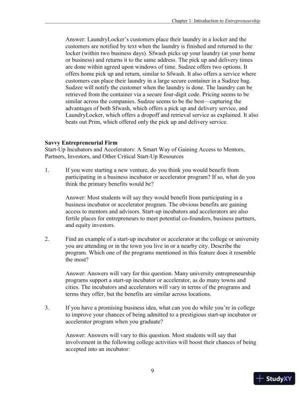 Entrepreneurship: Successfully Launching New Ventures, 6th Edition Solution Manual - Page 27 preview image