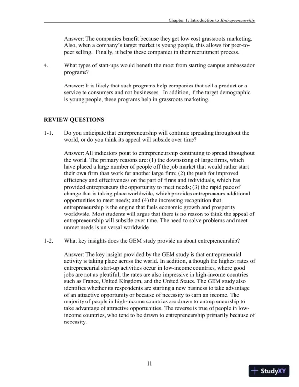 Entrepreneurship: Successfully Launching New Ventures, 6th Edition Solution Manual - Page 29 preview image
