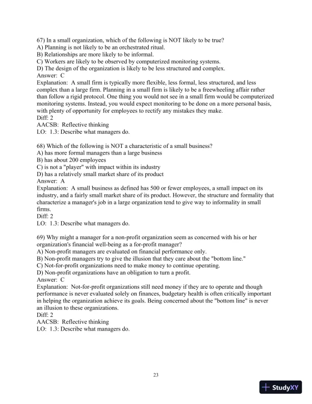 Test Bank for Fundamentals of Management , 10th Edition - Page 24 preview image