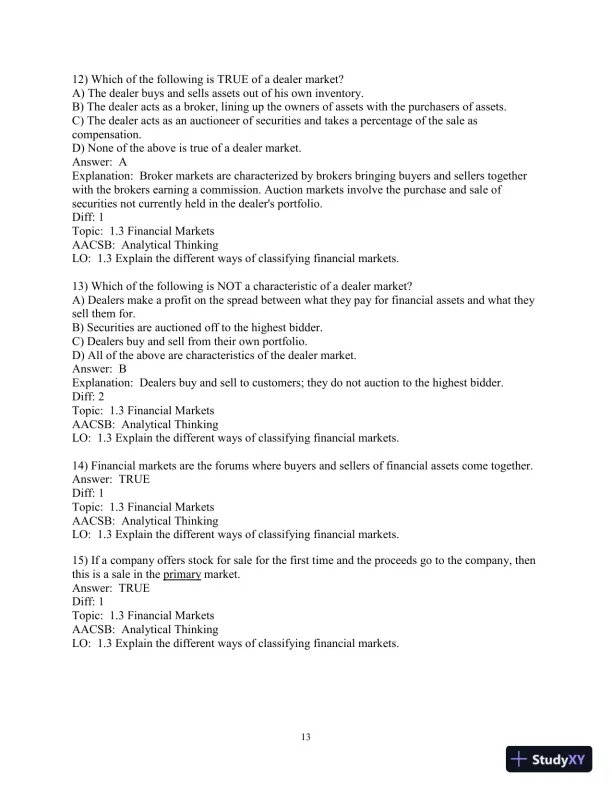 Test Bank for Financial Management: Core Concepts, 4th Edition - Page 15 preview image