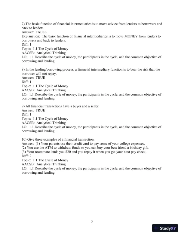 Test Bank for Financial Management: Core Concepts, 4th Edition - Page 5 preview image