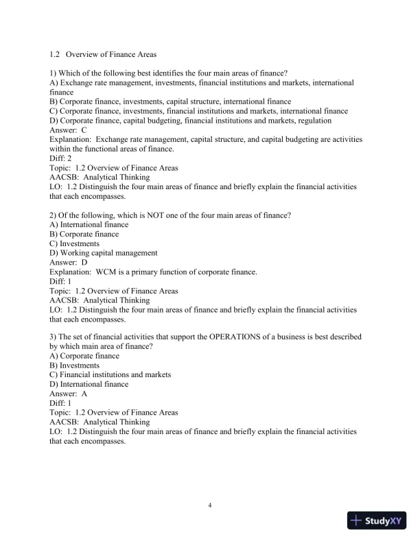 Test Bank for Financial Management: Core Concepts, 4th Edition - Page 6 preview image