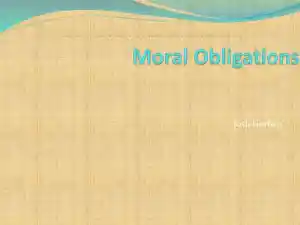 Moral Obligations