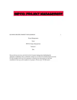 INF410: Project Management